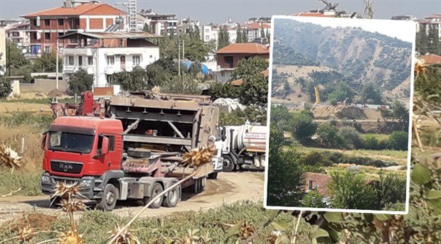 Hacıbektaşlı’da jandarma gözetiminde santral kurulmaya başlandı