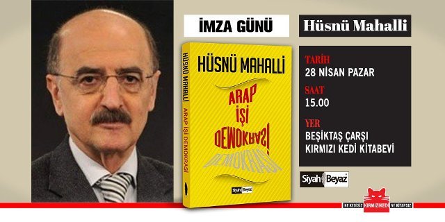 Hüsnü Mahalli, 28 Nisan'da Beşiktaş'ta okurlarıyla buluşuyor