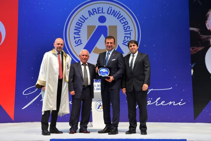 İBB başkanı Ekrem İmamoğlu Arel Üniversitesi mezuniyet törenine katıldı