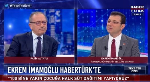 İBB Başkanı Ekrem İmamoğlu, canlı yayında  Fatih Altaylının sorularını cevapladı; 'Yaşanan israfı 23 Haziran'da halkımıza anlatacağız'