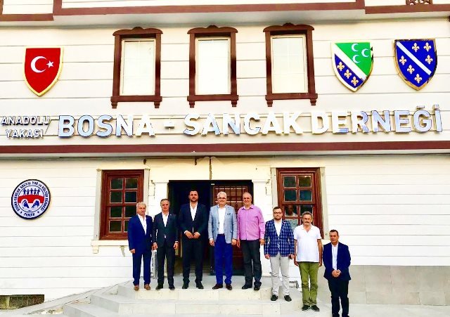 İBB ve Bayrampaşa Belediye Meclis üyelerinden Anadolu Bosna Sancak Deneği'ne ziyaret