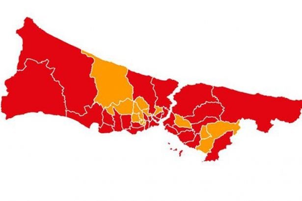 İlçe ilçe İstanbul seçim sonuçları ve oy oranları