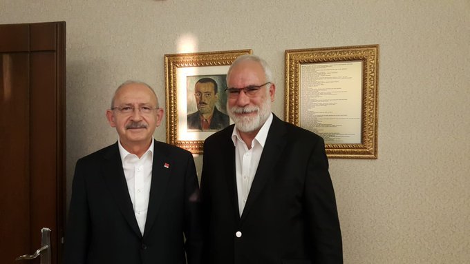 İmambakır Üküş'ten CHP lideri Kılıçdaroğlu'na ziyaret