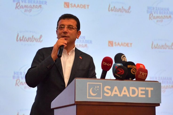 İmamoğlu, Saadet Partisi iftarında konuştu: Tatil uzun ama vatandaşlık sorumluluğu da var!