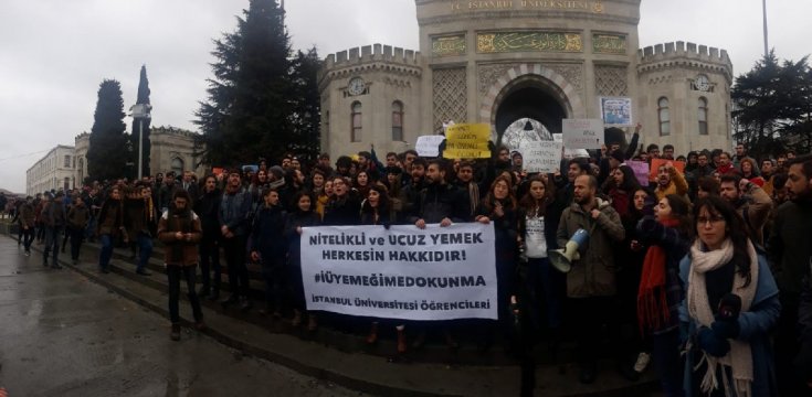 İstanbul Üniversitesi’nden tepki çeken yemekhane kararı