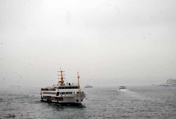 İstanbul'da Haliç dışında tüm vapur seferleri iptal edildi