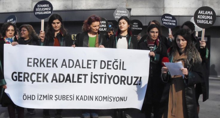 İzmir'de kadın avukatlar, 'Ben neden tecavüze uğramıyorum da sen uğruyorsun?' diyen savcıyı HSK'ya şikayet etti