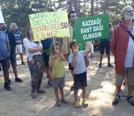 Kaz Dağları'nda 'vicdan ve su nöbeti' tutanlardan AKP’li Bülent Turan’a çağrı