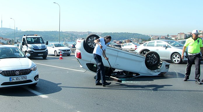 Kazaya karışan sürücü: Dünün nazarı olsun. Çok yorulduk, çok coştuk varsın böyle çıksın