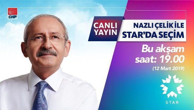 Kılıçdaroğlu, 'Star’da Seçim' programına konuk oluyor
