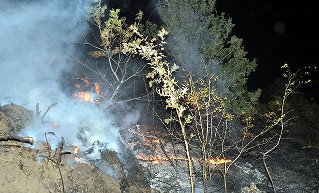 Malkara'da ormanlık alanda yangın: 200 dönümlük alan kül oldu