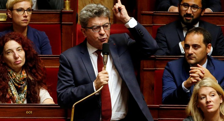 Melenchon: Fransa Guaido'yu desteklerse, bir Sarı Yelekler lideri de kendisini cumhurbaşkanı ilan edebilir