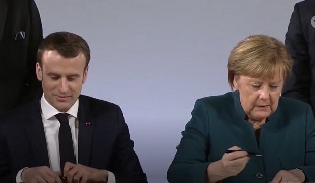 Merkel ve Macron'dan Avrupa Ordusu açıklaması
