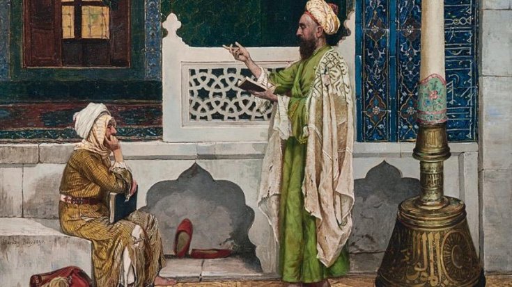 Osman Hamdi Bey’in tablosu 'Yeşil Cami’de Kuran Dersi' açık artırmada 35 milyon TL’ye satıldı