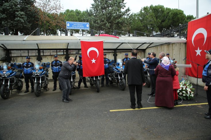 Otopark alanına şehit zabıta Eren Bursa'nın ismi verildi