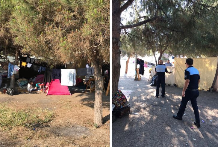 Sahildeki Suriyelilere ait çadırları, at ve develeri toplayan Mudanya Belediyesi'ne ırkçılık suçlaması!