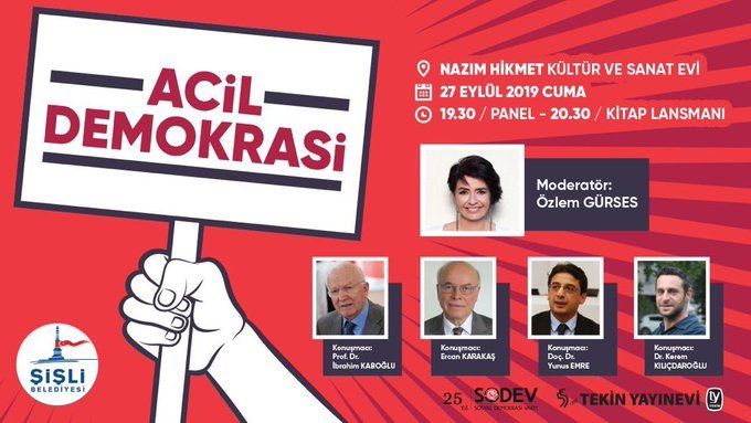 Tekin Yayınevi’nden ‘Acil Demokrasi’ paneli