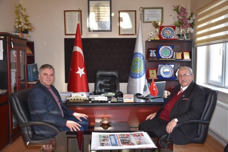 Tekirdağ Büyükşehir Belediye Başkanı Albayrak'tan Büyükmandıra Belediyesine ziyaret