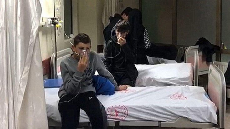 'Toplumsal olaylara müdahale' eğitiminde sıkılan biber gazı, yurttaki 29 öğrenciyi hastanelik etti