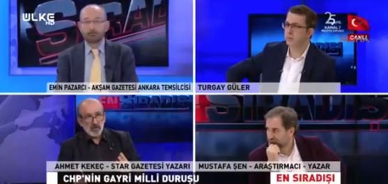 Yandaş yazardan skandal sözler: Kılıçdaroğlu, Hüseyin Aygün farklı mezhepten geliyorlar. CHP'de terörü destekleyen damarın kaynağına dikkat etmemiz gerekir