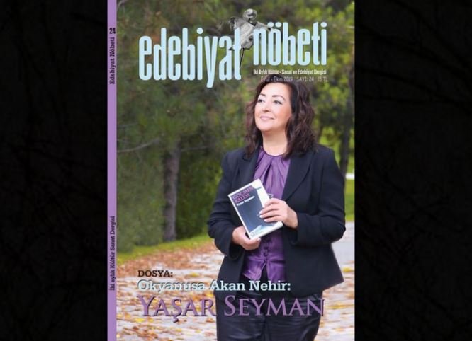 Yaşar Seyman 'Edebiyat Nöbeti'nde Yaşar Seyman 'Edebiyat Nöbeti'nde
