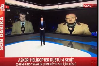 A Haber sunucusu helikopterin düşmesi haberini böyle verdi: Keşke bu görüntü Amerikan askerine ait olsaydı