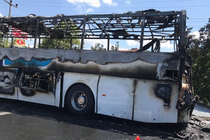 Balıkesir'de yolcu otobüsünde yangın çıktı: 2'si çocuk 5 kişi öldü