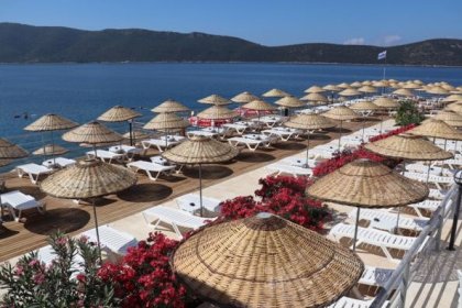 Bodrum halk plajı açıldı