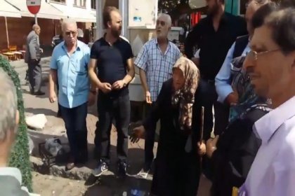 Bursa'da tepki çeken görüntü! Zabıta 80 yaşındaki kadının tezgahına el koydu