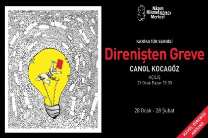 Canol Kocagöz'den karikatür sergisi: Direnişten Greve