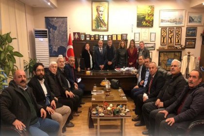 CHP İzmir Büyükşehir adayı Tunç Soyer'den Alevi Bektaşi Federasyonu'na ziyaret