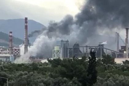 Hatay'da demir çelik fabrikasında patlama