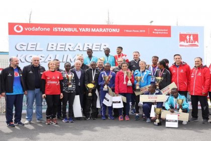 İstanbul 14. Yarı Maratonu’nun galibi Kenyalı atletler oldu