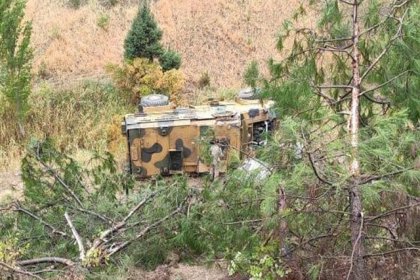 Kahramanmaraş'ta askeri araç devrildi: 4 yaralı