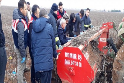 Tarlada çalışırken çırçır makinesine düşen çocuk hayatını kaybetti