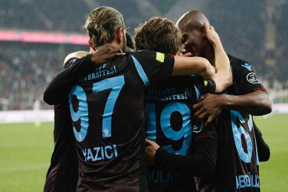 Trabzonspor, Bursaspor’u 1-0 mağlup etti