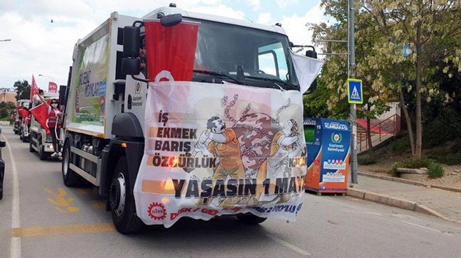 1 Mayıs'ta vardiya değişimine marş söyleyerek giden belediye personeline 'sokağa çıkma yasağına muhalefetten' ceza kesildi