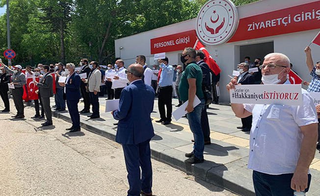 15 Temmuz gazilerinden bakanlık önünde eylem: Toplanan paralar dağıtılmadı