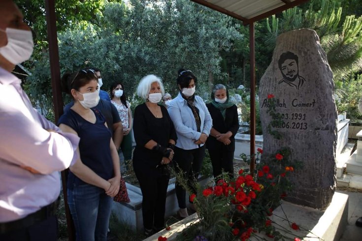 Abdullah Cömert mezarı başında anıldı