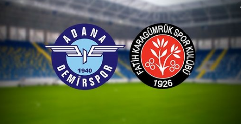 Adana Demirspor ile Karagümrük, TFF 1. Lig play-off finali için karşı karşıya gelecek