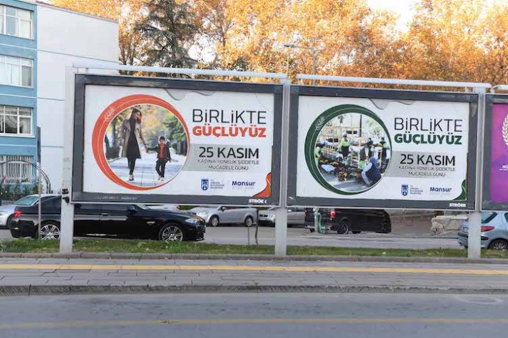 Ankara Büyükşehir'den "Kadına Karşı Şiddetle Mücadeleye" destek