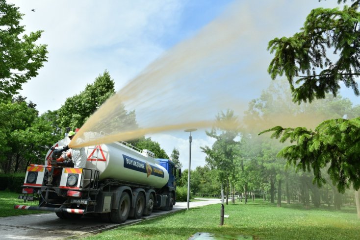 Ankara Büyükşehir'den sıvı gübre kullanımı ile 36 milyon TL'lik tasarruf sağladı