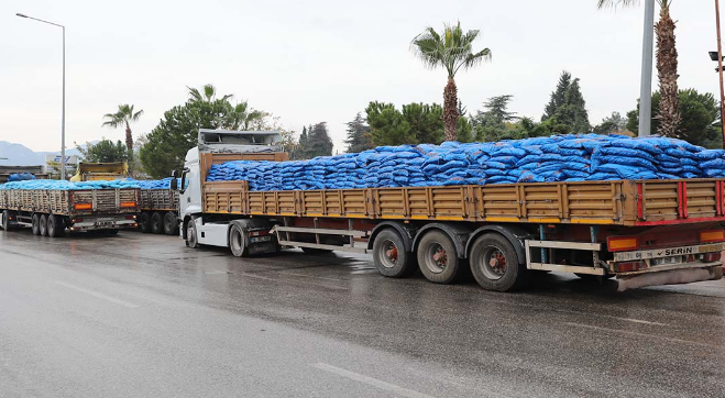 Antalya'da Çevre Kurulu’nun kriterlerine uygun olmadığı tespit edilen 458 ton kömür il dışına çıkarıldı