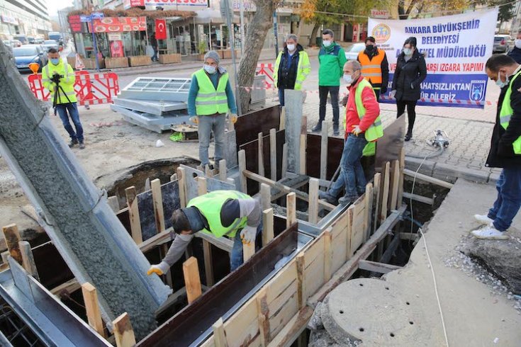 ASKİ'den Sıhhiye'de yıllardır yaşanan su taşkınlarına kalıcı çözüm