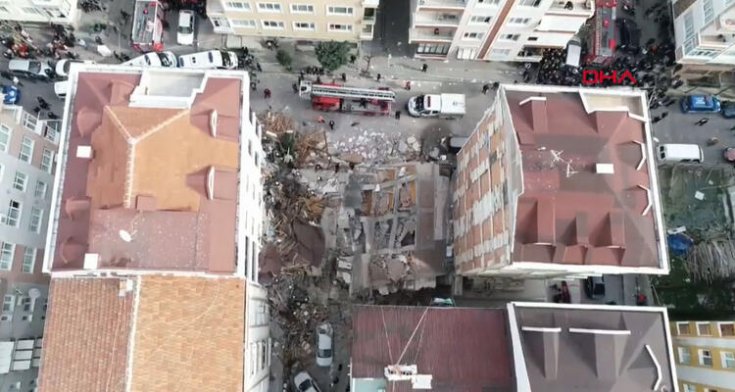 Bahçelievler'de bina çöktü: Çökmenin nedeni binadaki kolon demirlerinin alınması