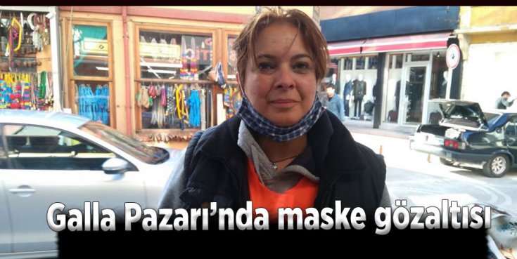 Bartın Halkevleri Başkanı Yonca Alemdar'a pazar yerinde maske gözaltısı