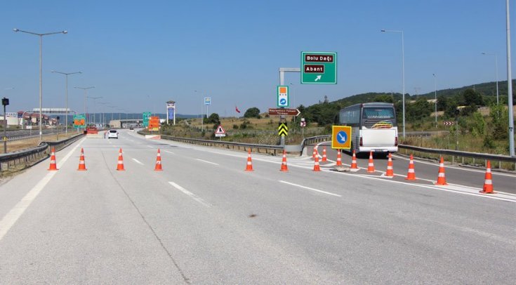Bolu Dağı tüneli İstanbul - Ankara yönü 14 Kasım'a kadar kapalı