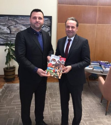 Bosna Sancak Derneği'nden Sırbistan Çalışma Bakanı'na ziyaret