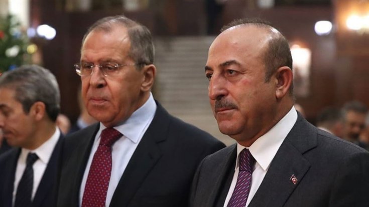 Çavuşoğlu, Rus mevkidaşı Lavrov ile görüştü