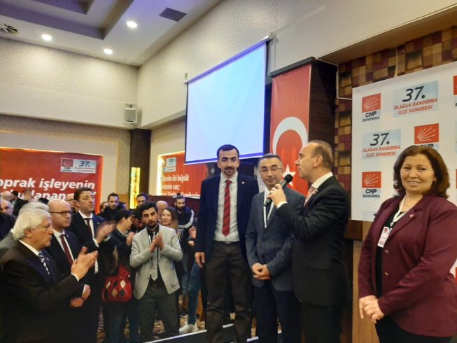 CHP Bandırma yeni ilçe başkanı Selim Panç oldu